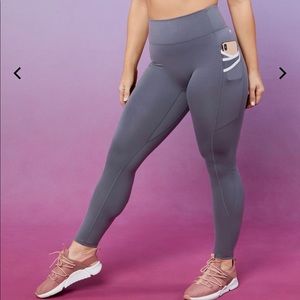 Fabletics Motion365 Gray Leggings with Pockets